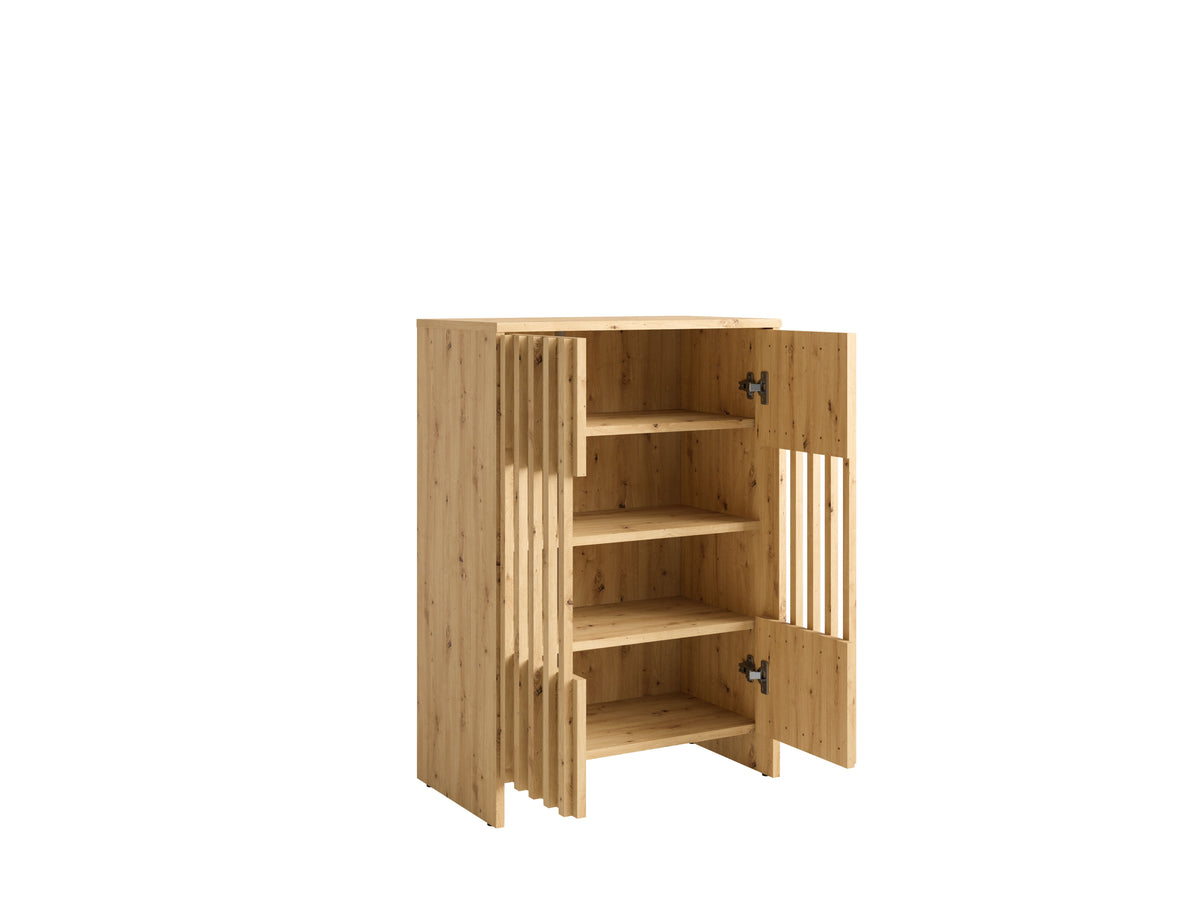 Wąska komoda VERSO 60 cm w dekorze dębu artisan, ujęcie 3
