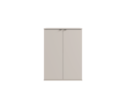 Komoda MODO 60 cm beżowa, dwudrzwiowa, z półką, ujęcie 3